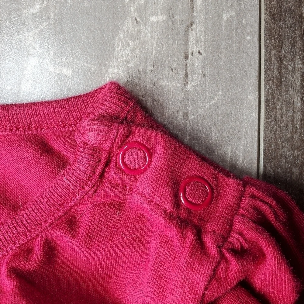 Garanimals Maroon And Gold Baby Toddler Girl Outfit Size 24M NWOT